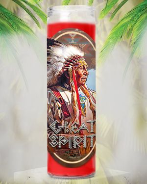 Great Spirit Candle Red / Vela del Indio Roja