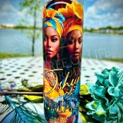 Oshun & Yemaya Candle /Vela de Oshun & Yemaya