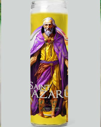 Saint Lazarus Candle Yellow / Vela de San Lazaro Amarilla V2