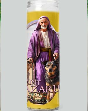 Saint Lazarus Candle Yellow / Vela de San Lazaro Amarilla